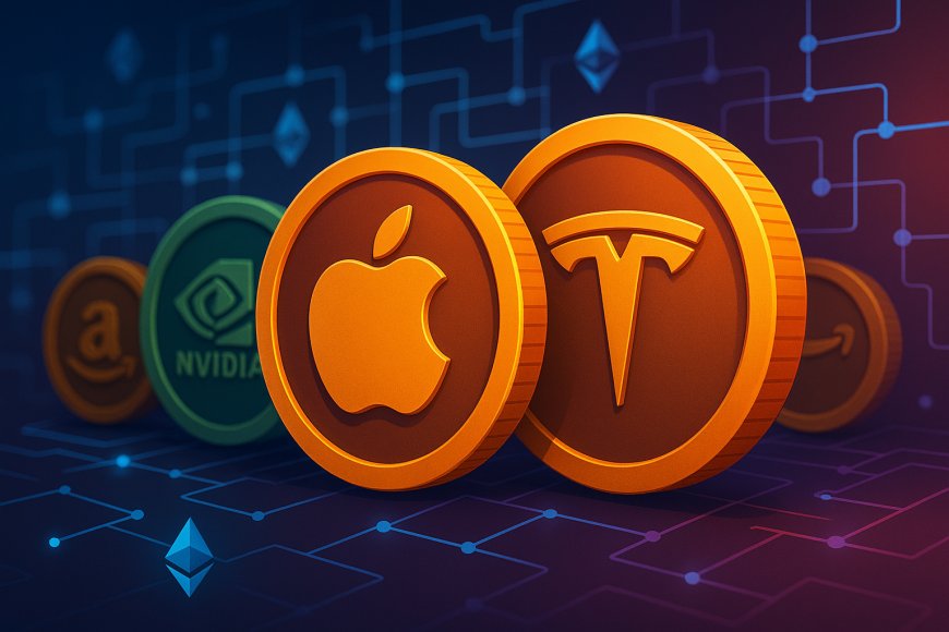 Tesla ve Apple Tokenleşiyor Ethereum’da Hisse Senetleriyle 7/24 İşlem ve DeFi Desteği Başladı
